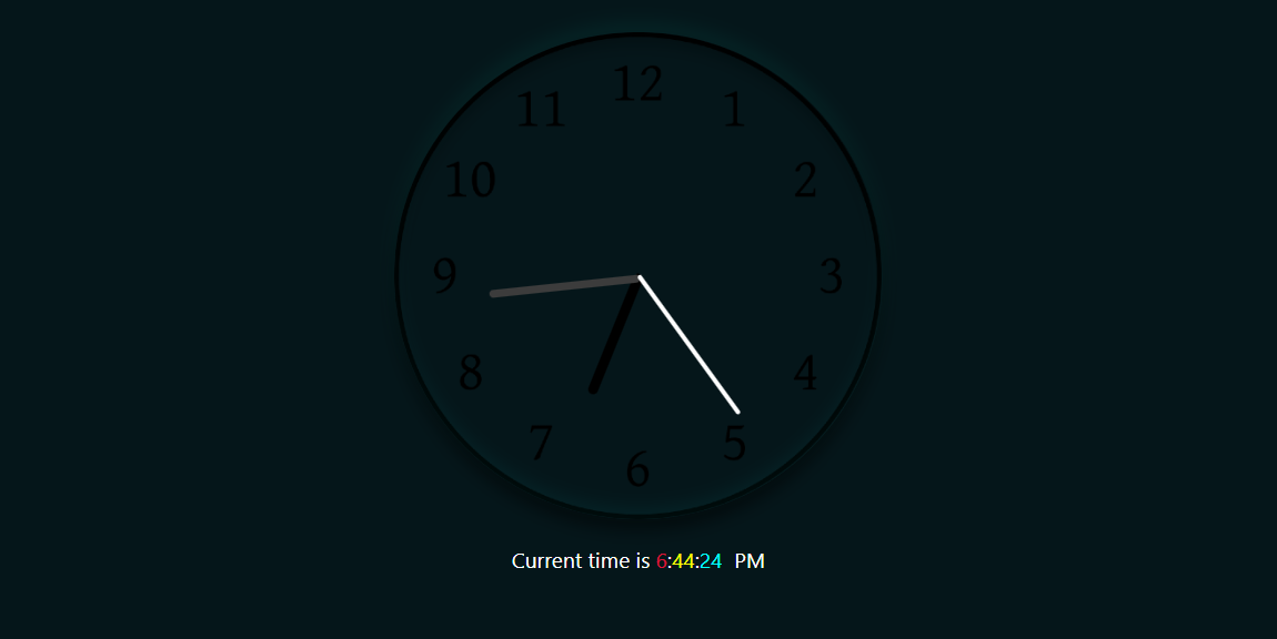 Analog-Digital Clock